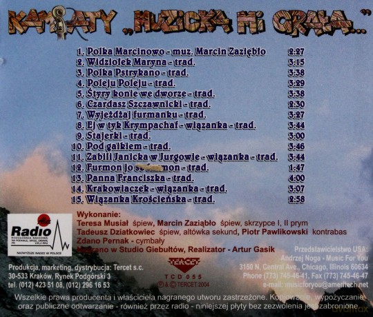 Kamraty Muzycka Mi Grała [CD]