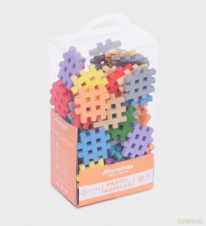 Waffle Mini Pastel 70 el. [KLOCKI]