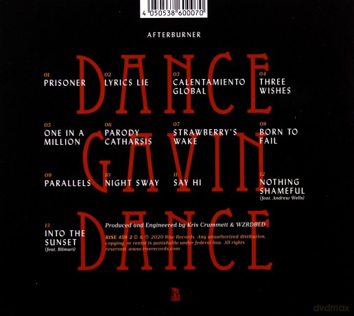 Dance Gavin Dance: Afterburner [CD]