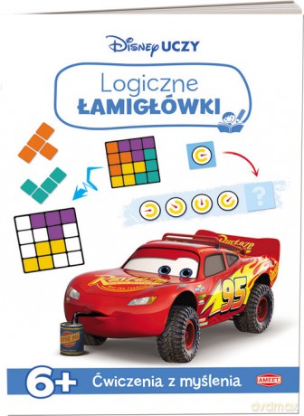 Disney Uczy Auta Logiczne łamigłówki [KSIĄŻKA]