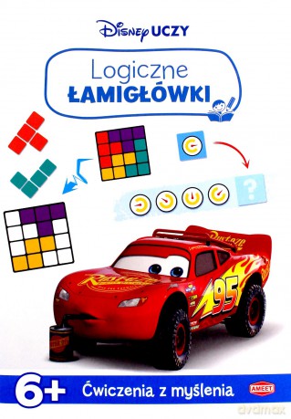 Disney Uczy Auta Logiczne łamigłówki [KSIĄŻKA]