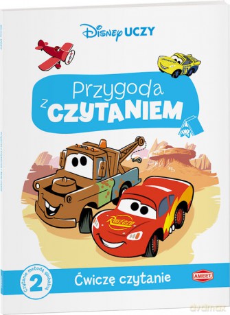 Disney Uczy. Auta. Przygoda z czytaniem Ćwiczę czytanie [KSIĄŻKA]