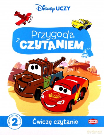 Disney Uczy. Auta. Przygoda z czytaniem Ćwiczę czytanie [KSIĄŻKA]
