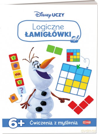 Disney Uczy. Kraina Lodu. Logiczne łamigłówki [KSIĄŻKA]