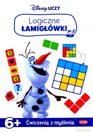 Disney Uczy. Kraina Lodu. Logiczne łamigłówki [KSIĄŻKA]