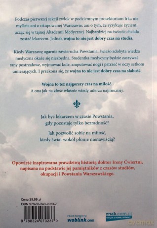 Doktor Irka Wojna, miłość i medycyna - Katarzyna Droga [KSIĄŻKA]