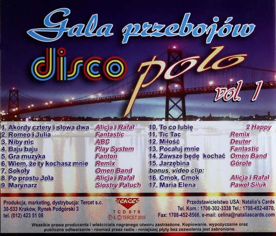 Gala Przebojów Disco Polo 1 [CD]