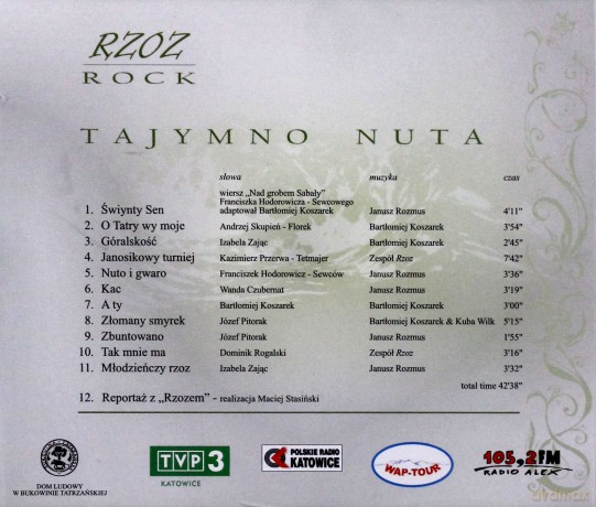 Rzoz : Tajemno Nuta [CD]