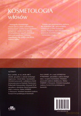 Kosmetologia włosów - Jacek Arct, Katarzyna Pytkowska [KSIĄŻKA]