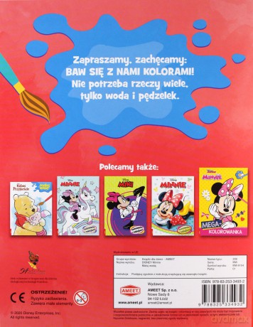 Minnie Maluj wodą [KSIĄŻKA]