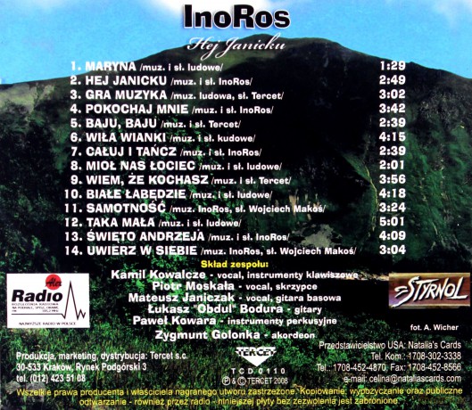 Inoros: Hej Janicku [CD]