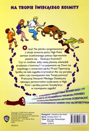 Scooby-Doo! I Ty Na tropie Świecącego Kosmity - James Gelsey [KSIĄŻKA]
