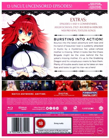 High School Dxd Hero (Season 4) [2xBlu-Ray]