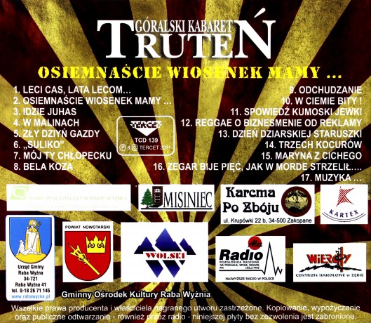 Kabaret Truteń: 18 Wiosenek [CD]