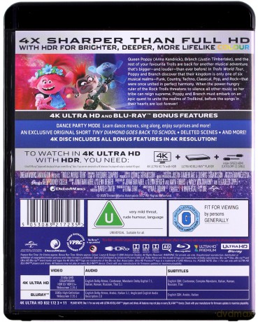 Trolls World Tour (Trolle 2) [Blu-Ray 4K]+[Blu-Ray]