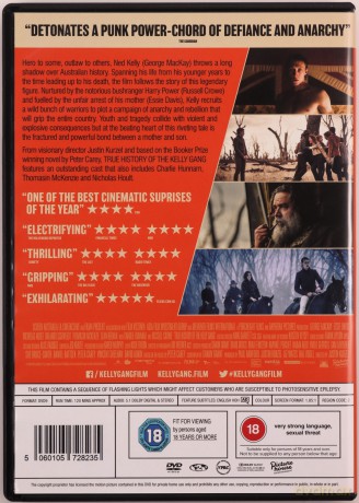 True History Of The Kelly Gang (Prawdziwa historia gangu Kelly'ego) [DVD]