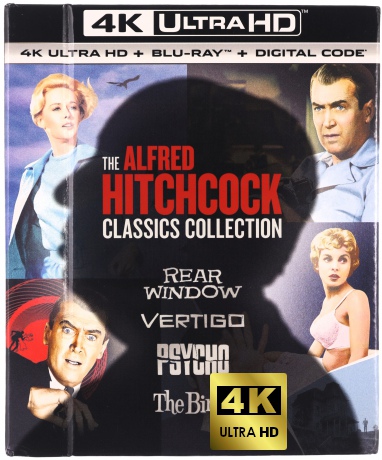 The Alfred Hitchcock Classics Collection [BOX] [4xBlu-Ray 4K]+[4xBlu-Ray]