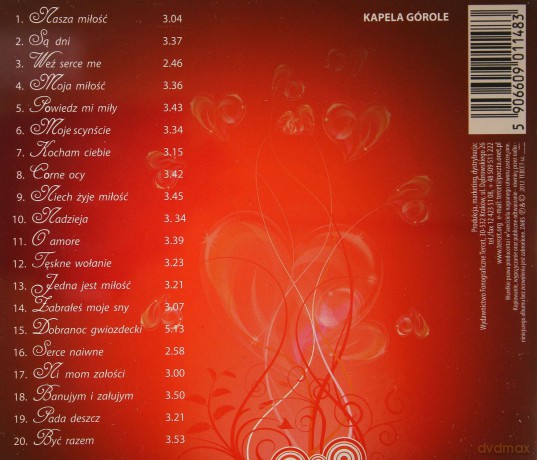 Kapela Górole: Najpiękniejsze Piosenki O Miłości [CD]