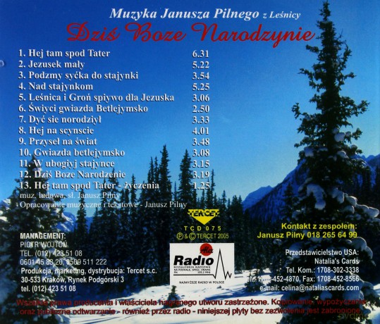 Muzyka Janusz Pilnego: Boże Narodzenie [CD]