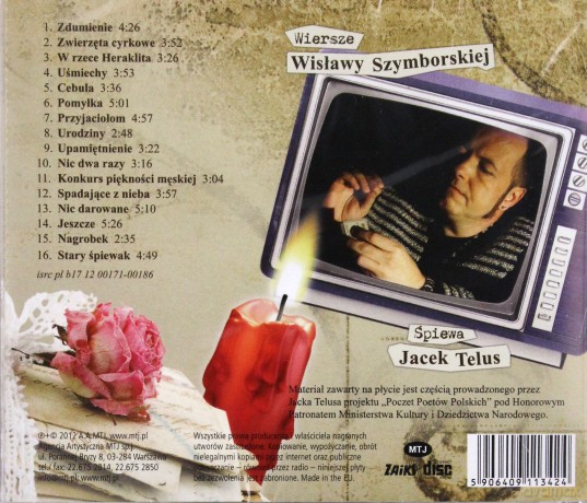 Jacek Telus: Wisława Szymborska [CD]