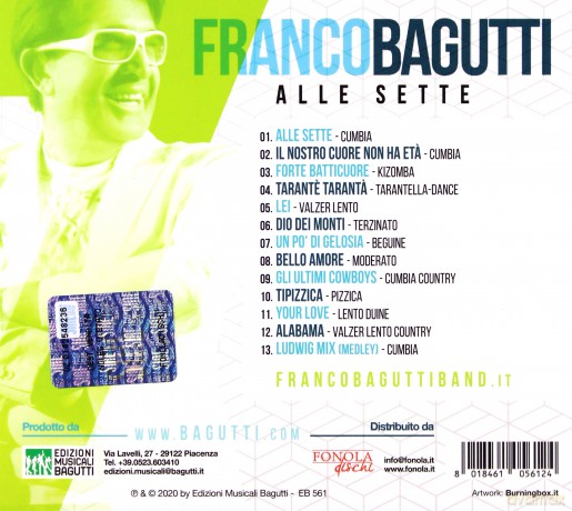 Franco Bagutti: Alle Sette [CD]