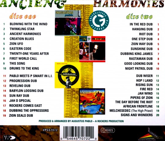 Augustus Pablo: Ancient Harmonies [2CD]