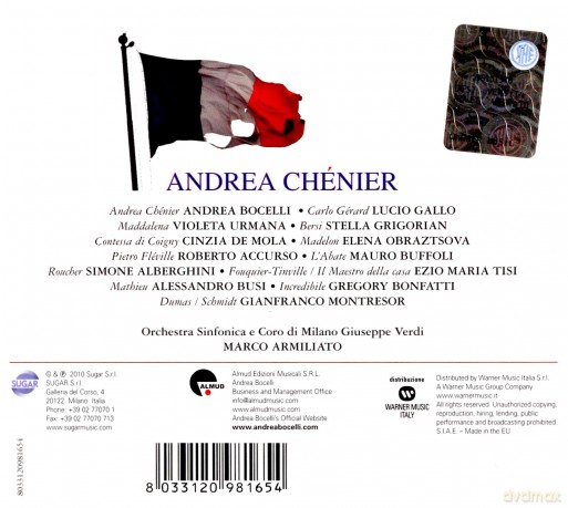 Andrea Bocelli: Andrea Chenier [2CD]