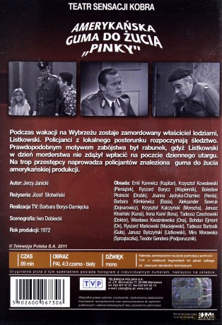 Teatr TVP: Kobra - Amerykańska guma do żucia "Pinky" [DVD]
