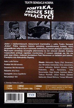 Teatr TVP: Kobra - Pomyłka, proszę się wyłączyć! [DVD]