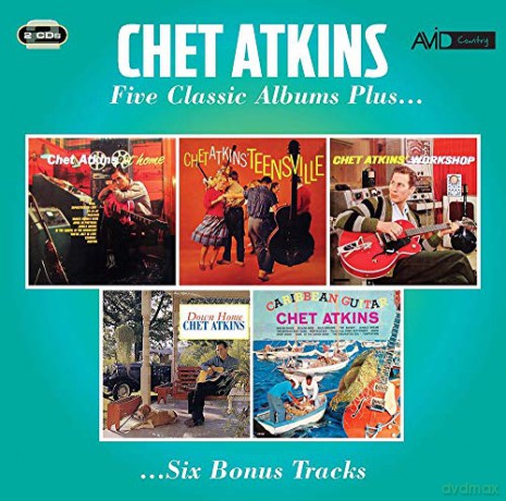 Chet Atkins: At Home / Teensville / Chet Atkin's Workshop / Down Home / Caribbean Guitar [CD]