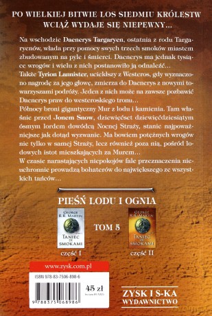 Taniec ze smokami cz.2 - George R.R. Martin [KSIĄŻKA]