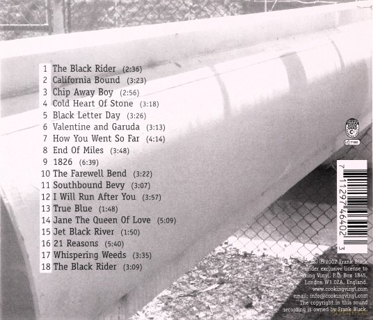 Frank Black: Black Letter Days [CD]