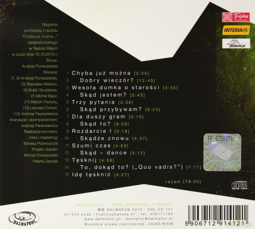 Andrzej Poniedzielski: Chyba Juz Mozna (digipack) [CD]