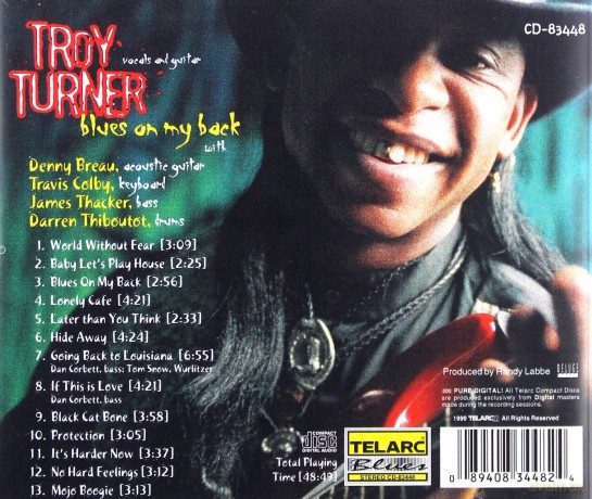 Troy Turner: Blues on My Back [CD]