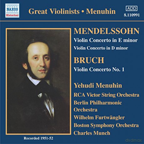 Yehudi Menuhin: Bruch; Mendelssohn - Violin Concertos - Yehudi Menuhin [CD]