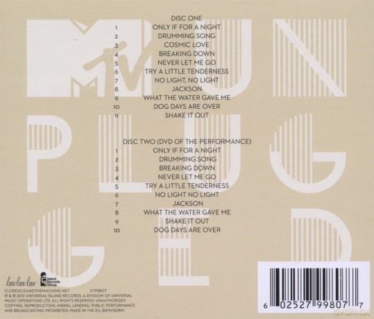 Florence & The Machine: MTV Unplugged (Deluxe) [CD]+[DVD]