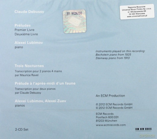 Alexei Lubimov: Debussy Preludes [2CD]