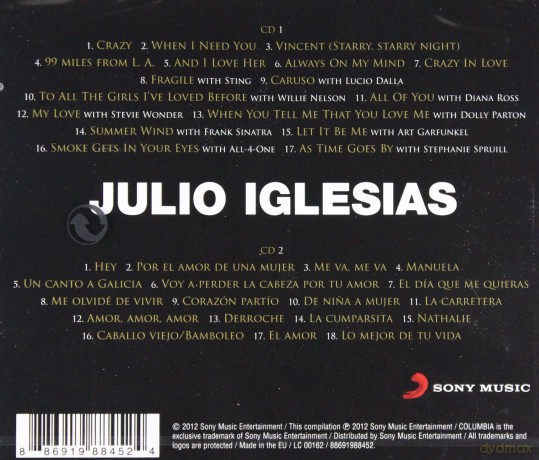 Julio Iglesias: Volume 1 [2CD]