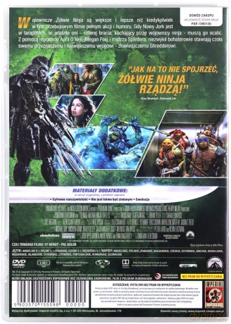 Wojownicze Żółwie Ninja [DVD]