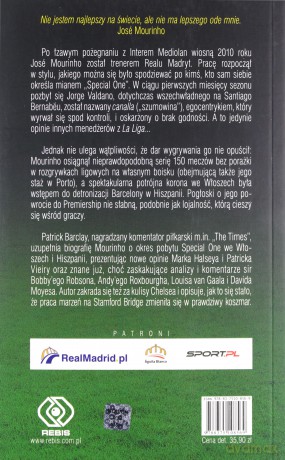 Mourinho. Anatomia sukcesu - Patrick Barclay [KSIĄŻKA]