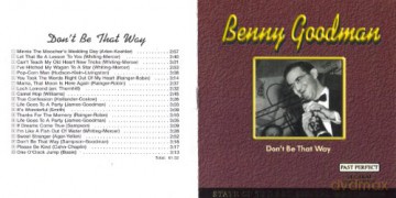 Benny Goodman: Don't Be That Way [CD]