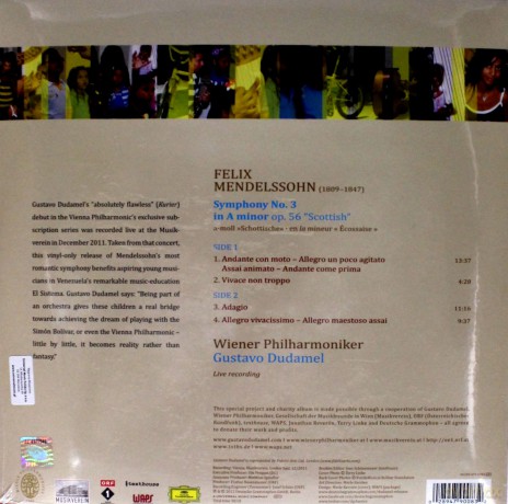 Gustavo Dudamel: Mendelssohn: Symphony 3 [Winyl]
