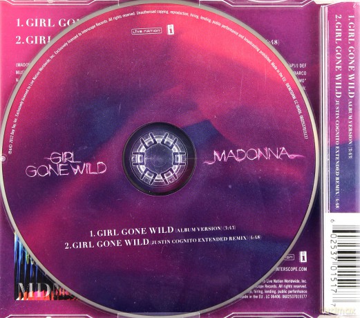 Madonna: Gril Gone Wild [CD]