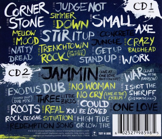 Marley soundtrack (Bob Marley & The Wailers) [2CD]