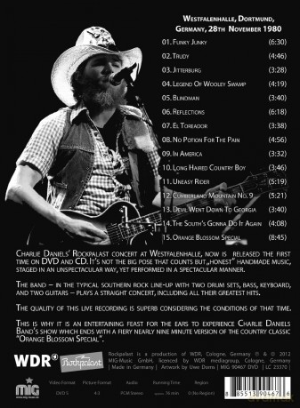 Charlie Daniels Band: Live At Rockpalast (digipack) [DVD]