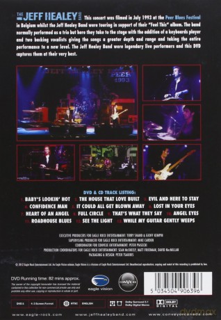The Jeff Healey Band:  Live In Belgium [DVD]+[CD]