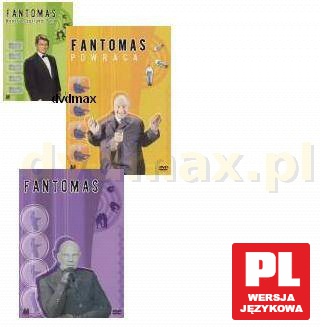Fantomas /  Fantomas powraca / Fantomas kontra Scotland Yard  Pakiet [3DVD]
