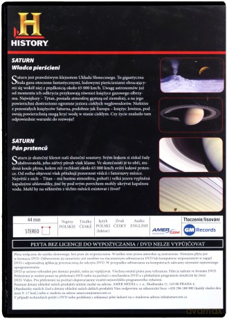 Kosmos - Tajemnice Wszechświata 38: Saturn [DVD]