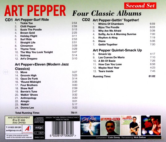 Pepper, Art: Four Classic Albums - Second Set [CD]