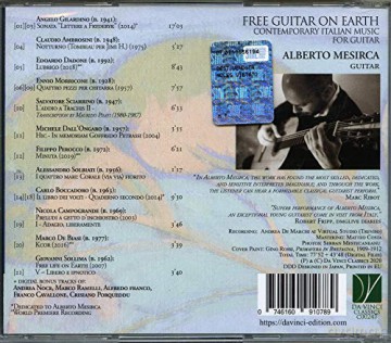 Alberto Mesirca: Free Guitar On Earth [CD]